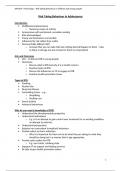 Lecture notes Contexts of Care (SHN169) 