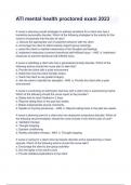 ATI mental health proctored exam 2024&sol;2025 Questions With Completed Solutions&period;