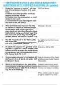 10B PACKET E &lpar;Part 2 of 3&rpar; TCOLE EXAM TEST  QUESTIONS WITH VERIFIED ANSWERS &lpar;A&plus; graded&rpar;