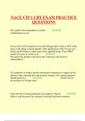 NACE CIP 1 CBT EXAM PRACTICE QUESTIONS