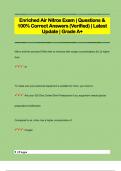Nitrox Exams Pack &vert; Questions & 100&percnt; Correct Answers &lpar;Verified&rpar; &vert; Latest Update &vert; Grade A&plus;
