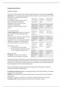 Organizational Behavior Summary, IE University 