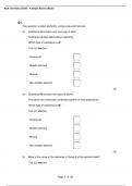 AQA GCSE Chemistry A Simple Atomic Exam Questions and Complete Solutions.