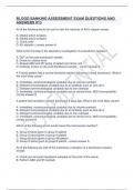 BLOOD BANKING ASSESSMENT EXAM QUESTIONS AND ANSWERS &num;13