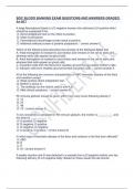 BOC BLOOD BANKING EXAM QUESTIONS AND ANSWERS GRADED A&plus; &num;17&period;