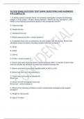 BLOOD BANK SUCCESS TEST BANK QUESTIONS AND ANSWERS &num;18 COMPLETE