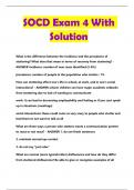 SOCD Exam 4 With Solution