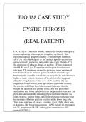 BIO 188 CYSTIC FIBROSIS CASE STUDY REVIEBIO 188 CYSTIC FIBROSIS CASE STUDY REVIEW ( REAL PATIENT). ( REAL PATIENT).