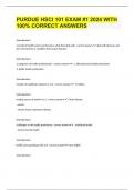 PURDUE HSCI 101 EXAM &num;1 2024 WITH 100&percnt; CORRECT ANSWERS