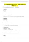 Straighter line Microbiology Midterm Review  GRADED A&plus; 
