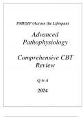 PMHNP (ACROSS THE LIFESPAN) ADVANCED PATHOPHYSIOLOGY COMPREHENSIVE CBT exam