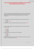 Hesi v2 math exam ALL 25 Pages questions and answers&vert;&vert;Latest updated 2024