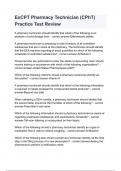 ExCPT Pharmacy Technician &lpar;CPhT&rpar; Practice Test Review