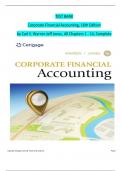 TEST BANK For Corporate Financial Accounting&comma; 16th Edition by Carl S&period; Warren Jeff Jones&comma; Verified Chapters 1 - 14&comma; Complete Newest Version