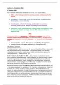 Lecture notes for Contract Law - formation of a contract  