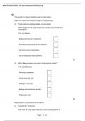 AQA Chemistry GCSE Life Cycle Assessment _ Recycling 4 Exam Questions and Complete Solutions