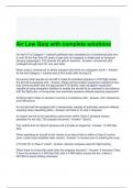 Air Law Quiz with complete solutions