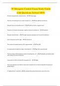 7F Mosquito Control Exam Study Guide with Questions Solved 100%
