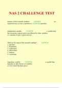 NAS 2 CHALLENGE TEST
