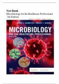 Test bank- Microbiology for the Healthcare Professional, 3rd Edition ( VanMeter ,2021), Latest Edition| All Chapters