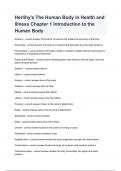 Herlihy's The Human Body in Health and Illness Chapter 1 Introduction to the Huma