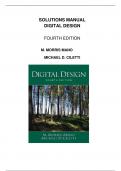 SOLUTIONS MANUAL- DIGITAL DESIGN 4TH EDITION  BY M. MORRIS MANO MICHAEL D. CILETTI