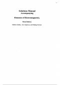 Solution manual for element  electromagnetics 3rd edition by Matthew N. O. Sadiku 