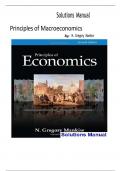 Solutions Manual for Principles of Economics 7th Edition by Gregory Mankiw, All chapters | Complete download 