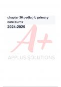 chapter 26 pediatric primary care burns 2024-2025
