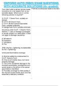 ONTORIO AUTO &lpar;RIBO&rpar; EXAM QUESTIONS  WITH ACCURATE SOLUTIONS &lpar;A&plus; graded&rpar;&period;