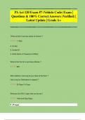 PA Act 120 Exams Pack &vert; Questions & 100&percnt; Correct Answers &lpar;Verified&rpar; &vert; Latest Update &vert; Grade A&plus;