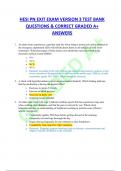 HESI PN EXIT EXAM VERSION 3 TEST BANK QUESTIONS & CORRECT GRADED A+ ANSWERS