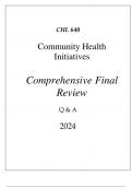 (UOPX) CHL 640 COMMUNITY HEALTH INITIATIVES COMPREHENSIVE FINAL REVIEW 2024