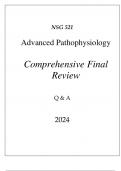 (UOPX) NSG 521 ADVANCED PATHOPHYSIOLOGY COMPREHENSIVE FINAL REVIEW 2024