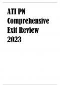 ATI PN  Comprehensive  Exit Review 2023 