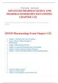 MN533 Pharmacology Exam Chapter 1-52.