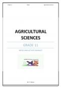  Grade 11 Agricultural Science Notes