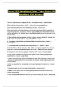 Texas CVO Knowledge Exam &lpar;Texas Rules&rpar; SR Questions With Answers