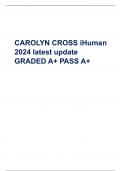 CAROLYN CROSS IHUMAN CASE STUDY (41YEAR OLD FEMALE CONCERNED ABOUT HER RISK FOR BREAST)NEWEST VERSION 2024 100% GUARANTEED TO PASS CONCEPTS!