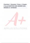 Chemistry 1- Semester 1 Exam--> Chapter 4 Vocab QUESTION AND ANSWER 2024 GRADED A&plus; UPGRADE