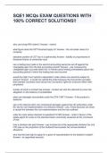 SQE1 MCQs EXAM QUESTIONS WITH 100&percnt; CORRECT SOLUTIONS&excl;&excl;