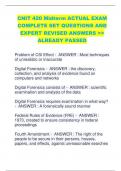 CNIT 420 Midterm ACTUAL EXAM  COMPLETE SET QUESTIONS AND  EXPERT REVISED ANSWERS >>  ALREADY PASSED