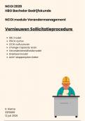 Geslaagde NCOI module Organisatie en Verandering 2026 &sol; Vernieuwen Sollicitatieprocedure &sol; INK model&comma; PDCA cyclus&comma; OCAI cultuurscan en meer &sol; Geslaagd cijfer 8