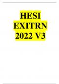 HESI EXIT RN NEW UPDATE 2022/2023