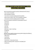 Qualys Vulnerability Management v1 Exam Questions With Answers