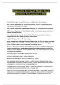 Responsible Serving of Alcohol Exam Questions And Answers &commat; 2024