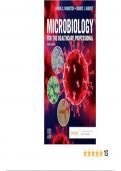 Test Bank For Microbiology for the Healthcare Professional, 2rd - 2024 All Chapters - 9780323757041 PDF