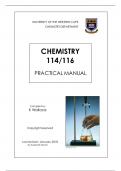 Summary -  Chemistry 116 (Chem116)