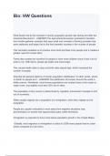 Bio&lowbar; HW Questions with complete solution