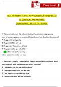 2023 NGN RN ATI MATERNAL NEWBORN PROCTORED EXAM QUESTIONS AND ANSWERS (VERIFIED REVISED FULL EXAM)